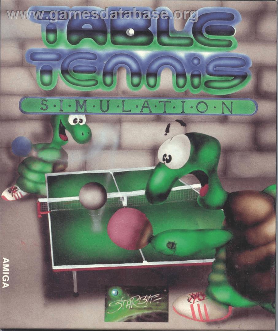 Table Tennis Simulation - Commodore Amiga - Artwork - Box